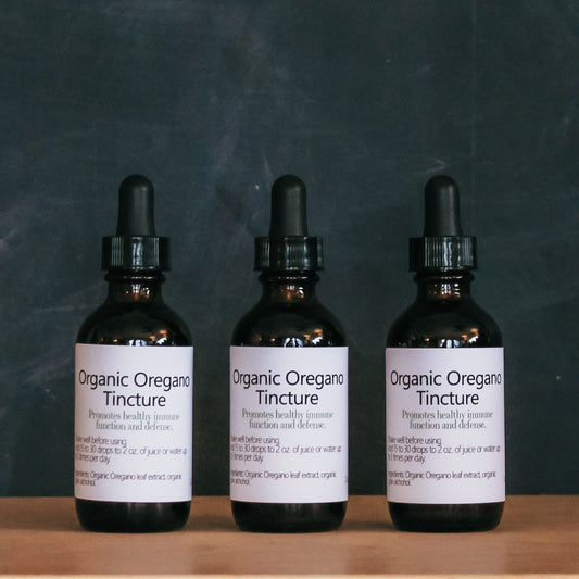 Organic Oregano Tincture - 2 oz Dropper Bottle