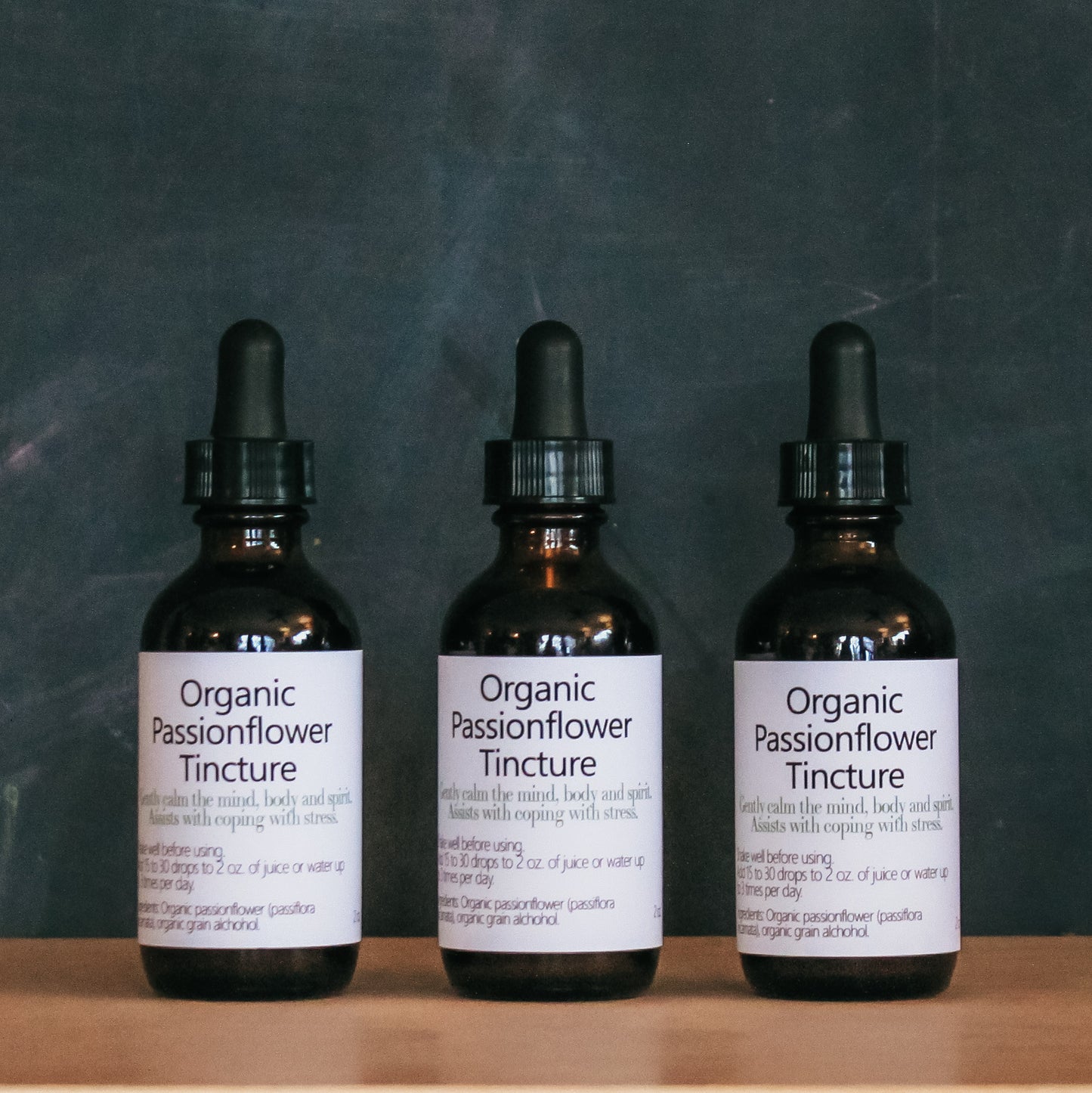 Organic Passionflower Tincture - 2 oz Dropper Bottle